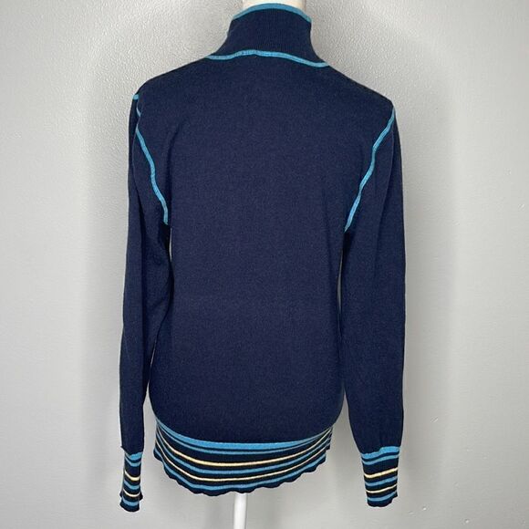 Cabela’s wool/nylon turtleneck sweater.  1/4 Zip.  Size Small. - Picture 3 of 6